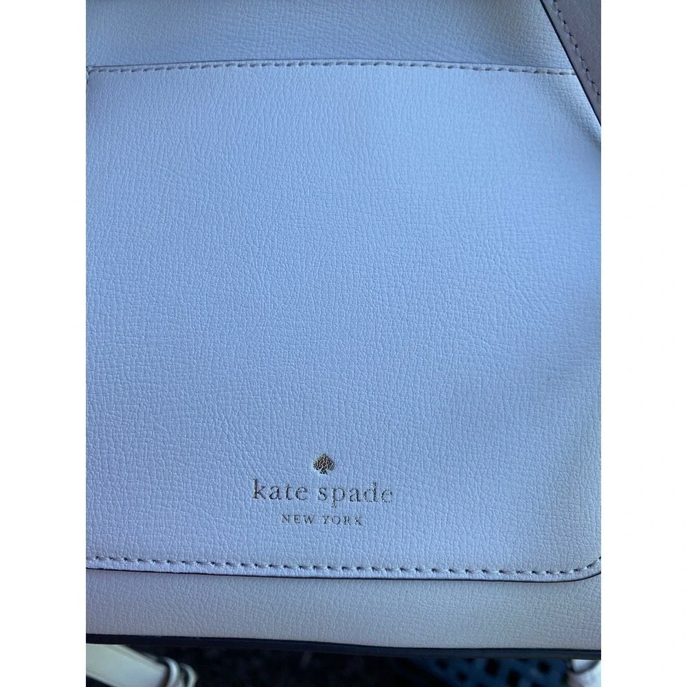 Kate‎ Spade Cream Leather Adel Flap Backpack Designer Bag Luxury Travel  Neutral